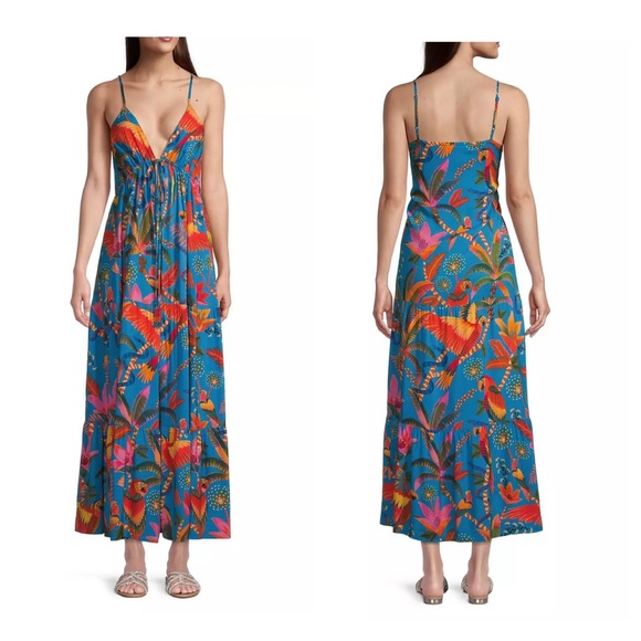 FARM Rio Other - FARM RIO Macaw Party Cover Up Maxi Dress